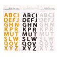 NEW WHOLESALE ANGELS CRAFT GLITTER ALPHABET STICKERS 3 ASST COLORS SOLD BY CASE Fashion