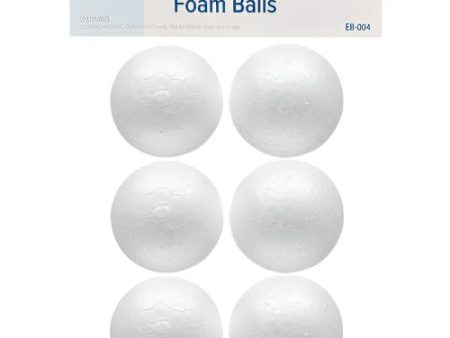 WHOLESALE STYROFOAM BALLS 2.5 6 CT WHITE SOLD BY CASE Online