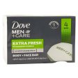 WHOLESALE DOVE MEN BAR SOAP EXTRA FRESH 100 GR SOLD BY CASE Online Sale