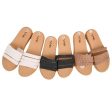 WHOLESALE WOMEN SANDALS WITH PLASTIC DETAIL ASST COLORS SOLD BY CASE Online now