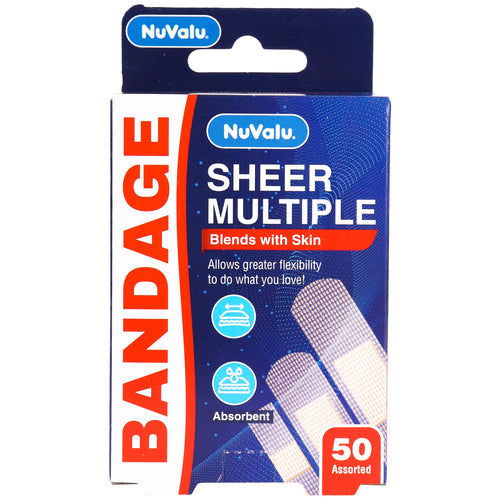 WHOLESALE NUVALU BANDAGE SHEER 50PC ASST SOLD BY CASE For Cheap