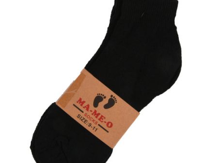 NEW WHOLESALE MENS ANKLE SOCKS BLACK SIZE 9-11 SOLD BY CASE Sale