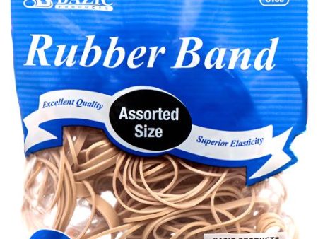 WHOLESALE BAZIC RUBBER BAND 2 OZ ASSORTED SIZE SOLD BY CASE Supply