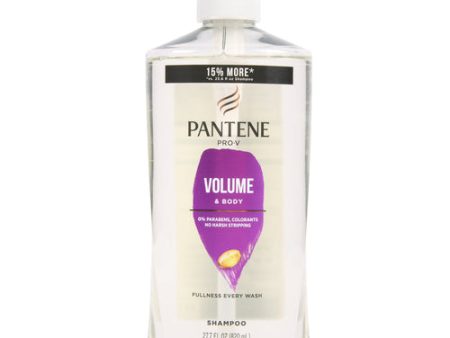 NEW WHOLESALE PANTENE SHAMPOO VOLUME & BODY 27.7 OZ SOLD BY CASE Online Sale