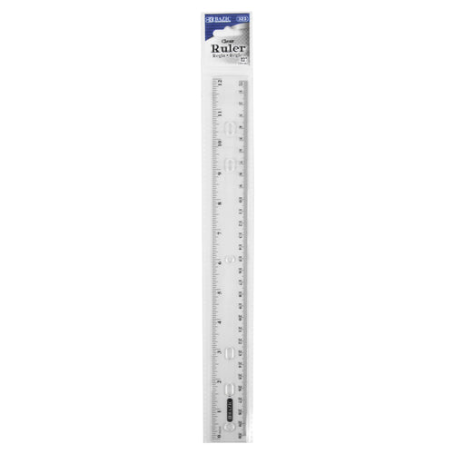 NEW WHOLESALE BAZIC 12 CLEAR RULER SOLD BY CASE For Discount