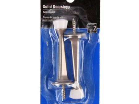 WHOLESALE SPC SPRING DOORSTOP SATIN NICKEL SOLD BY CASE For Discount