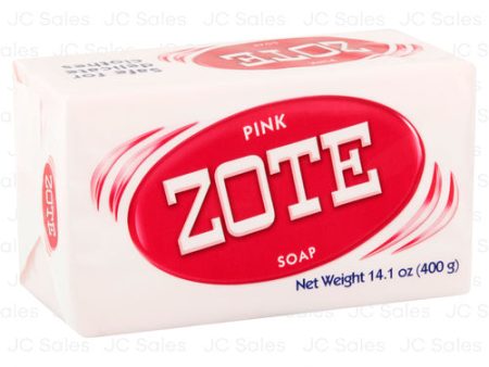 WHOLESALE ZOTE LAUNDRY SOAP PINK ROSA 400 GR SOLD BY CASE Online now