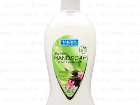 WHOLESALE LUCKY LIQUID HAND SOAP ALOE VERA 13.5 OZ SOLD BY CASE For Sale