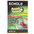 NEW WHOLESALE ECHOLS ROACH TABLETS 4 OZ SOLD BY CASE For Discount