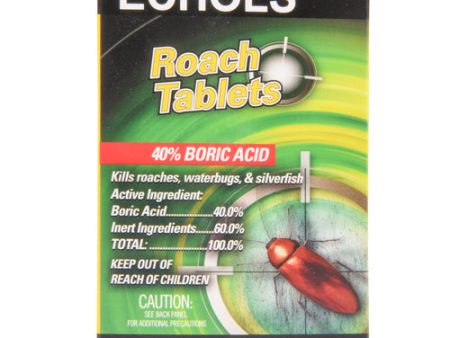 NEW WHOLESALE ECHOLS ROACH TABLETS 4 OZ SOLD BY CASE For Discount