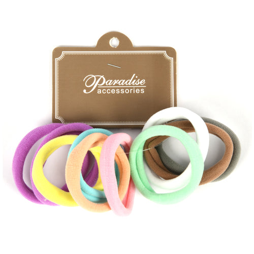 WHOLESALE HAIR TIE10CT ASST CLR SOLD BY CASE on Sale