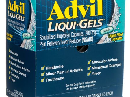 WHOLESALE ADVIL LIQUI-GELS 50 2CT SOLD BY CASE Fashion