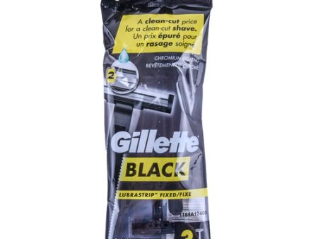 WHOLESALE GILLETTE BLACK FIXED RAZOR 3 CT SOLD BY CASE Online now