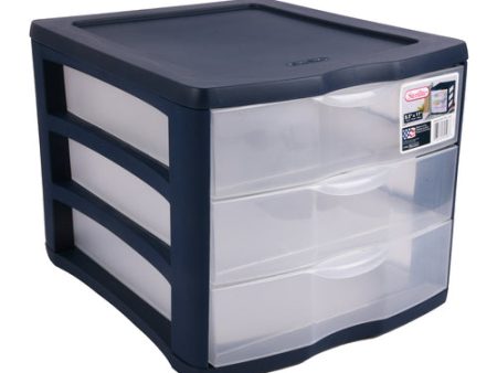 NEW WHOLESALE 3 UNIT COUNTERTOP DRAWER BLUE SOLD BY CASE Online