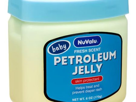 WHOLESALE NUVALU PETROLEUM JELLY BABY FRESH SCENT 6 OZ BLUE SOLD BY CASE Hot on Sale