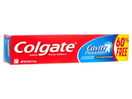 WHOLESALE COLGATE 2.5 OZ + 60% ANTICAVITY TOOTHPASTE SOLD BY CASE on Sale