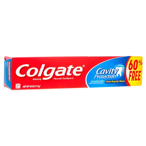 WHOLESALE COLGATE 2.5 OZ + 60% ANTICAVITY TOOTHPASTE SOLD BY CASE on Sale