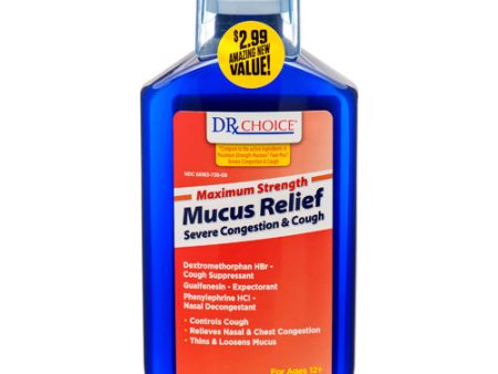 WHOLESALE DRX CHOICE MUCUS RELIEF SEVERE CONGESTION 9 OZ SOLD BY CASE For Sale