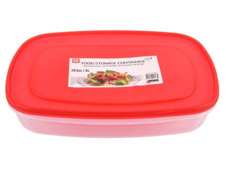 NEW WHOLESALE PLASTIC FOOD CONTAINER RECT 203 OZ SOLD BY CASE Online now