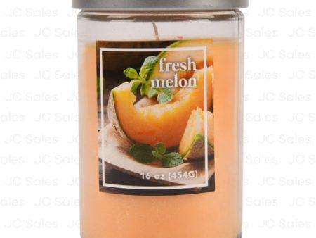 WHOLESALE JAR CANDLE FRESH MELON 16 OZ SOLD BY CASE Sale