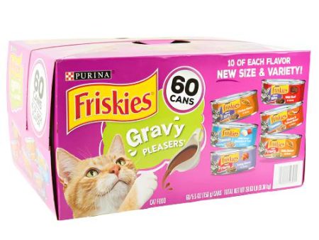 WHOLESALE FRISKIES GRAVY 5.5Z VARIETY 60  PACK SOLD BY CASE Online Hot Sale