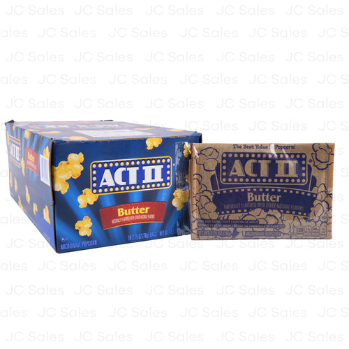 WHOLESALE ACT II POPCORN BUTTER 2.75 OZ 18 CT SOLD BY CASE on Sale