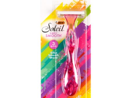 NEW WHOLESALE BIC SOLEIL RAZOR SIMPLY SMOOTH 1 CT SOLD BY CASE Cheap