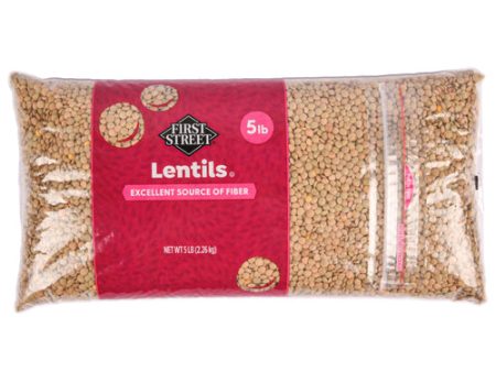 NEW WHOLESALE FIRST STREET LENTILS 5-LB SOLD BY CASE Discount