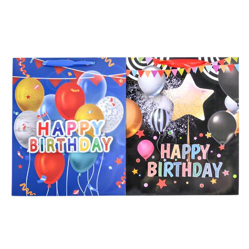 WHOLESALE BDAY GIFT BAG BALLOON ASST DESIGN MD SOLD BY CASE For Discount