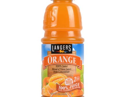 WHOLESALE LANGERS ORANGE COCKTAIL  JUICE 32 OZ SOLD BY CASE Cheap