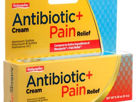 WHOLESALE NATUREPLEX  ANTIBIOTIC PAIN RELIEF CREAM 0.33 OZ SOLD BY CASE For Sale