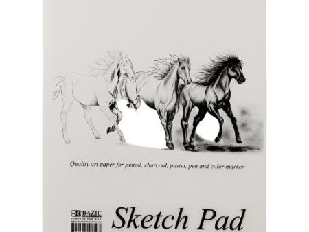 WHOLESALE BAZIC SKETCH PAD 40 SHEET 9 X 12 SOLD BY CASE Sale