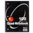 WHOLESALE BAZIC NOTEBOOK 100 CT QUAD RULED SOLD BY CASE Supply