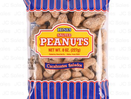 WHOLESALE HINES PEANUTS SALTED ROASTED 8 OZ SOLD BY CASE Online Sale