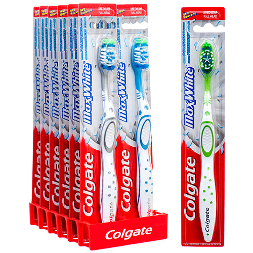 WHOLESALE COLGATE TOOTHBRUSH MAX WHITE MED SOLD BY CASE Supply