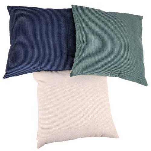 WHOLESALE CORDUROY STRIPED PILLOW ASST 15.8X15.8 SOLD BY CASE Online