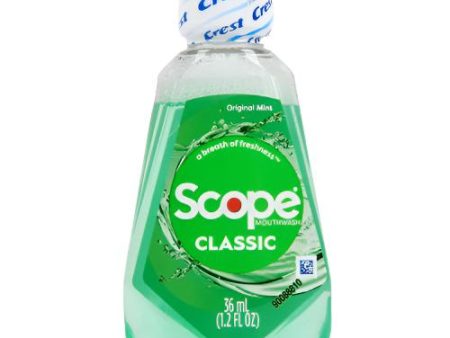 WHOLESALE SCOPE CLASSIC MOUTHWASH ORIGINAL MINT 36 ML SOLD BY CASE Online Hot Sale