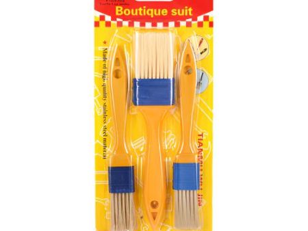 WHOLESALE PAINT BRUSH SET 3-PC SOLD BY CASE Cheap