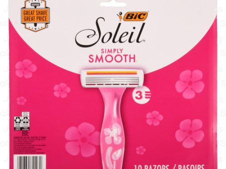 WHOLESALE BIC SIMPLY SOLIEL SMOOTH RAZOR 10 PK SOLD BY CASE Online Hot Sale