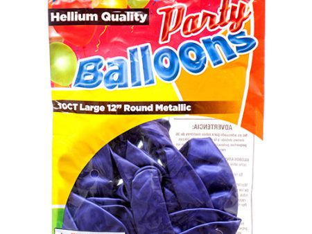 WHOLESALE BALLOON METALLIC PURPLE 12 10CT SOLD BY CASE on Sale