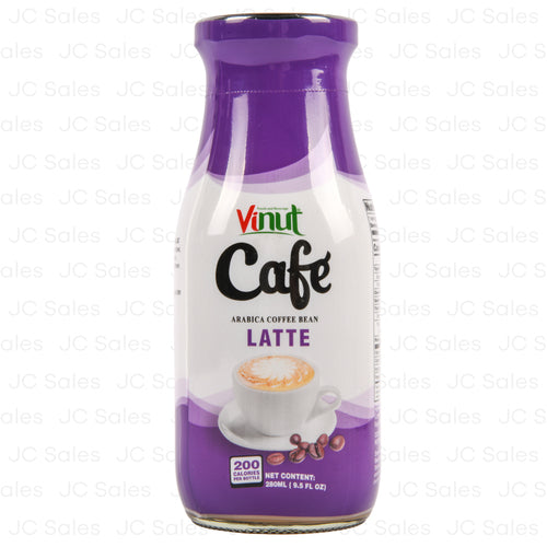 WHOLESALE VINUT COFFEE LATTE 9.5 OZ SOLD BY CASE Discount