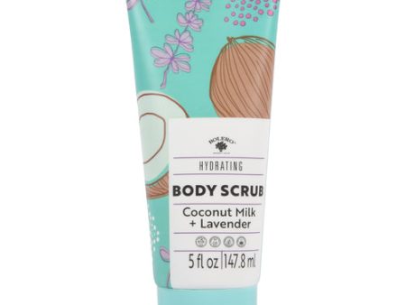 NEW WHOLESALE BODY SCRUB COCONUT MILK+LAVENDER 5 OZ SOLD BY CASE Discount