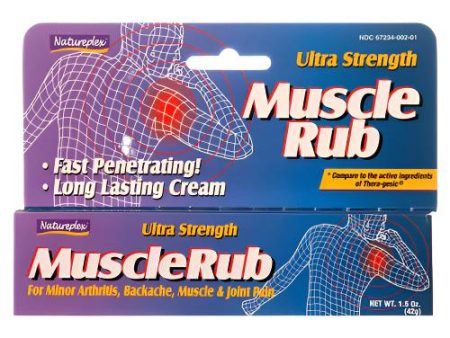 WHOLESALE NATUREPLEX ULTRA STRENGTH MUSCLE RUB 1.5 OZ SOLD BY CASE For Discount