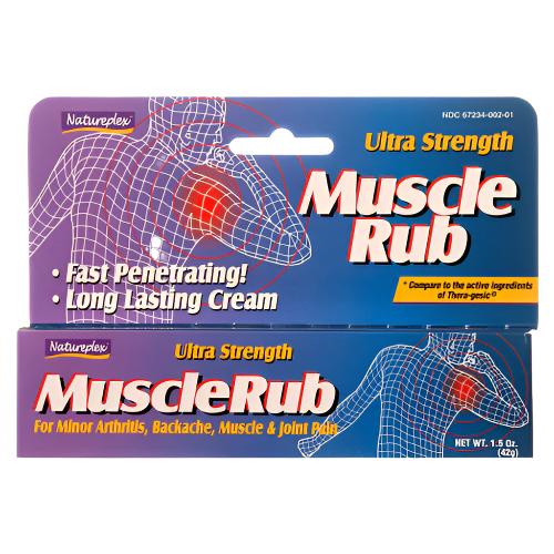 WHOLESALE NATUREPLEX ULTRA STRENGTH MUSCLE RUB 1.5 OZ SOLD BY CASE For Discount