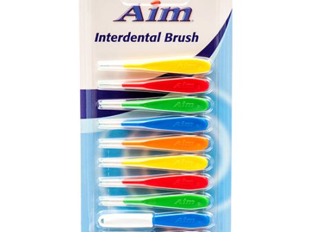 WHOLESALE AIM INTERDENTAL BRUSH 10CT SOLD BY CASE Online