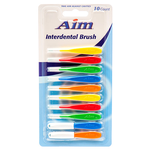 WHOLESALE AIM INTERDENTAL BRUSH 10CT SOLD BY CASE Online