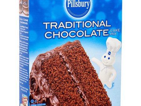 WHOLESALE PILLSBURY TRADITIONAL CHOCOLATE CAKE MIX 15.25 OZ SOLD BY CASE Supply