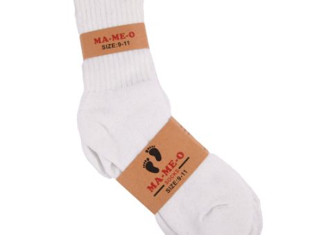 NEW WHOLESALE MENS CREW SOCKS WHITE SIZE 9-11 SOLD BY CASE Online Sale