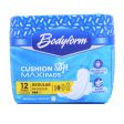 NEW WHOLESALE BODYFORM MAXI PADS REGULAR W WINGS 12 CT SOLD BY CASE Sale