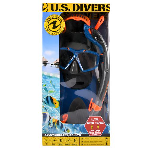 WHOLESALE US DIVER SIDEVIEW MASK PARADISE SNORKEL BLUE SZ L XL SOLD BY CASE Cheap